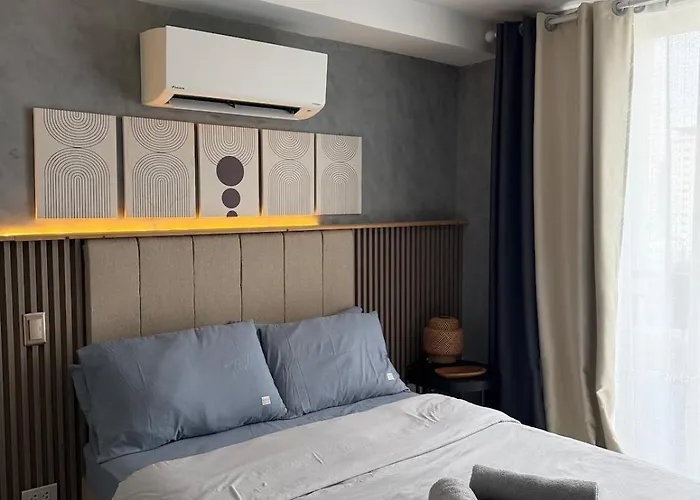 Cozy Near Business Park With View Balcony, Pool, Netflix-ready Smart Tv Leilighet Cebu